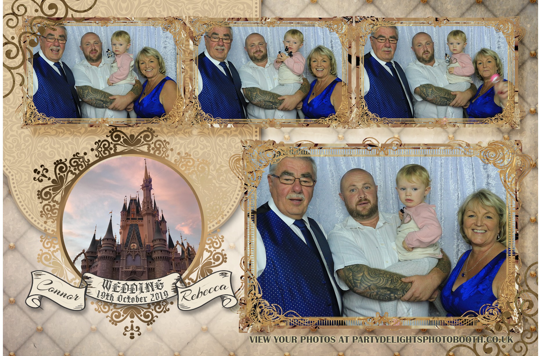 Connor and Rebecca’s Wedding - Prints | View more photos from the event at gallery.partydelightsphotobooth.co.uk/u/PartyDelightsPhotoBooth/Connor-and-Rebecca’s-Wedding-Prints